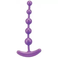 Анальная цепочка PURE ANAL BEADS - 15,2 см фиолетовый 