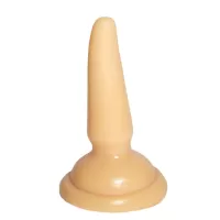 Конусообразная пробка на круглом основании - 11 см телесный 