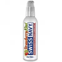 Лубрикант Swiss Navy Strawberry Kiwi Lube с ароматом клубники и киви - 118 мл  