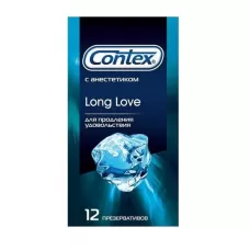 Презервативы с продлевающим эффектом Contex Long Love - 12 шт  