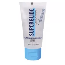 Гель-смазка на водной основе для чувствительной кожи Superglide - 30 мл  