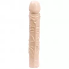 Телесный реалистичный фаллоимитатор с богатым рельефом поверхности Classic Dong - 24,5 см телесный 
