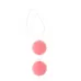Розовые вагинальные шарики Vibratone DUO-BALLS розовый 