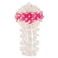 Прозрачная вибронасадка на палец прозрачный 