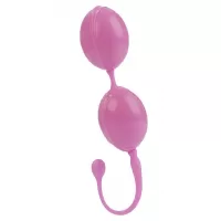 Розовые вагинальные шарики LAmour Premium Weighted Pleasure System розовый 
