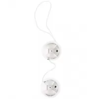 Серебристые шарики VIBRATONE DUO BALLS SILVER BLISTERCARD серебристый 