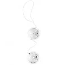 Серебристые шарики VIBRATONE DUO BALLS SILVER BLISTERCARD серебристый 