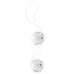 Серебристые шарики VIBRATONE DUO BALLS SILVER BLISTERCARD серебристый 