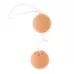 Вагинальные шарики со смещенным центром тяжести SOFT LATEX VIBRATONE BALL бежевый 