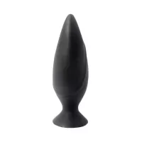 Черная большая анальная пробка Mojo Spades Large Butt Plug - 12 см черный 