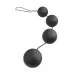 Анальная цепочка из 4 шариков Deluxe Vibro Balls черный 