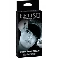 Эротическая маска на глаза Satin Love Mask черный 