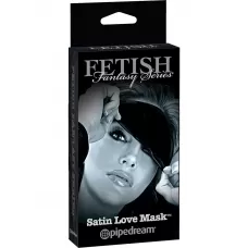 Эротическая маска на глаза Satin Love Mask черный 