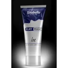 Силиконовая гель-смазка FLIRT MAGIC Ice с лёгким пролонгирующим эффектом - 75 мл  