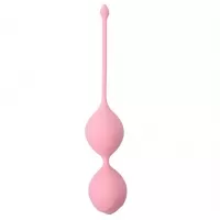 Розовые вагинальные шарики SEE YOU IN BLOOM DUO BALLS 36MM розовый 