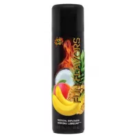 Разогревающий лубрикант Fun Flavors 4-in-1 Tropical Explosion с ароматом тропических фруктов - 89 мл  