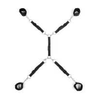 Черный набор фиксаций на кровати Classic Bed Spreader черный 