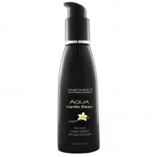 Лубрикант со вкусом ванильных бобов Wicked Aqua Vanilla Bean - 120 мл  