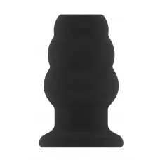 Чёрная анальная пробка с тоннелем №49 Small Hollow Tunnel Butt Plug 3 Inch - 7,7 см черный 
