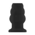 Чёрная анальная пробка с тоннелем №49 Small Hollow Tunnel Butt Plug 3 Inch - 7,7 см черный 