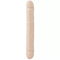 Фаллоимитатор двухсторонний Jr. Veined Double Header 12  - 30,5 см телесный 
