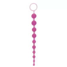 Фиолетовая анальная цепочка ORIENTAL JELLY BUTT BEADS 10.5 PURPLE - 26,7 см фиолетовый 