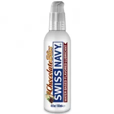 Лубрикант с ароматом шоколада Swiss Navy Chocolate Bliss Lube - 118 мл  
