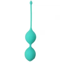 Зеленые вагинальные шарики SEE YOU IN BLOOM DUO BALLS 36MM зеленый 