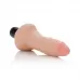 Реалистичный вибратор Futurotic Ballsy Vibrating Dong 4.5  - 16 см телесный 