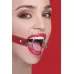 Расширяющий кляп Ring Gag XL с красными ремешками красный 