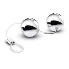 Серебристые вагинальные шарики B Yours Bonne Beads серебристый 