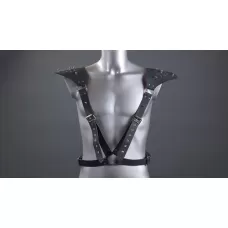 Комплект из ремней с эполетами черный S-M-L