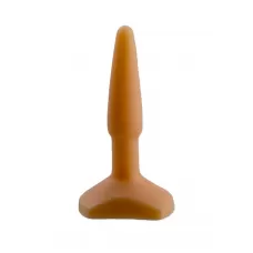 Оранжевый анальный стимулятор Small Anal Plug flash - 12 см оранжевый 