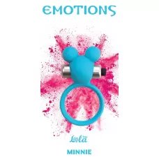 Голубое эрекционное виброколечко Emotions Minnie Breeze нежно-голубой 