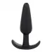 Анальная пробка для ношения Mood Naughty 3  Silicone - 7,6 см черный 