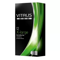 Презервативы увеличенного размера VITALIS PREMIUM x-large - 12 шт прозрачный 