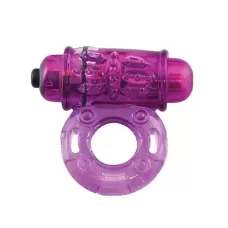 Фиолетовое эрекционное виброкольцо OWOW PURPLE фиолетовый 