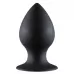 Чёрная анальная пробка Thick Anal Plug Small - 7,8 см черный 