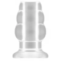 Прозрачная анальная пробка с тоннелем №51 Large Hollow Tunnel Butt Plug 5 Inch - 12,7 см прозрачный 
