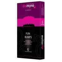 Текстурированные презервативы DOMINO Classic Fun Bumps - 6 шт  