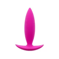 Малая розовая анальная пробка BOOTYFUL ANAL PLUG XTRA SMALL PINK - 9 см розовый 