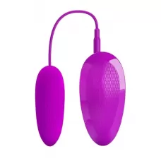 Мощное виброяйцо Naughty Egg с пультом управления и пульсацией лиловый  Мощное виброяйцо Naughty Egg с пультом управления и пульсацией лиловый