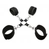 Наручники и наножники с фиксацией Extreme Hog-Tie Kit черный 