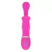 Розовый вибромассажёр с вращающейся головкой THE CHARLOTTE ROSE PINK INTERNAL ROTATION - 23 см розовый 