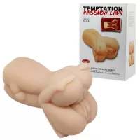 Мастурбатор Passion lady в виде прижатых друг к другу вагин телесный 