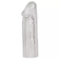Удлиняющая насадка на пенис Mega Dick Sleeve Transparent прозрачный 