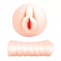 Мастурбатор-вагина REALSTUFF SMOOTH PUSSY TO-GO телесный 