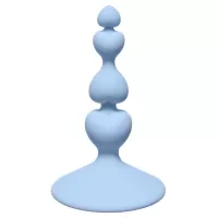 Голубая анальная пробка Sweetheart Plug Blue - 10 см голубой 