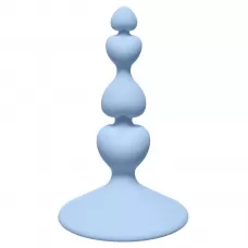 Голубая анальная пробка Sweetheart Plug Blue - 10 см голубой 