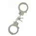 Металлические наручники с ключиками LARGE METAL HANDCUFFS WITH KEYS серебристый 